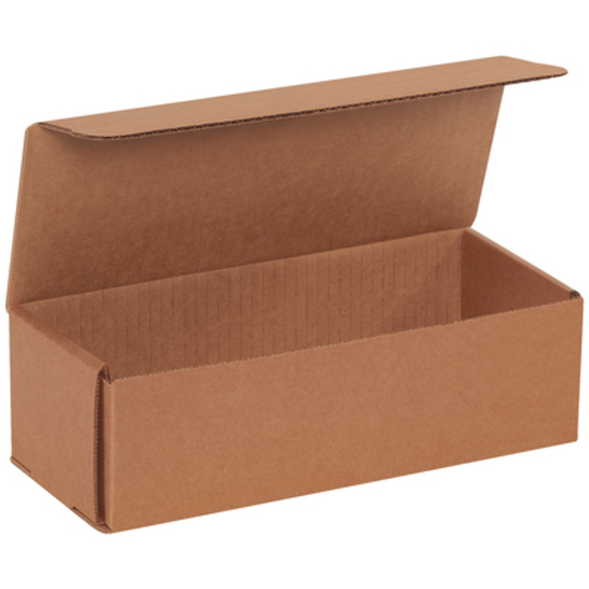 Stock Packaging Kraft Corrugated Boxes — 10in. x 4in. x 3in., 50 Pcs, Model# M1043K
